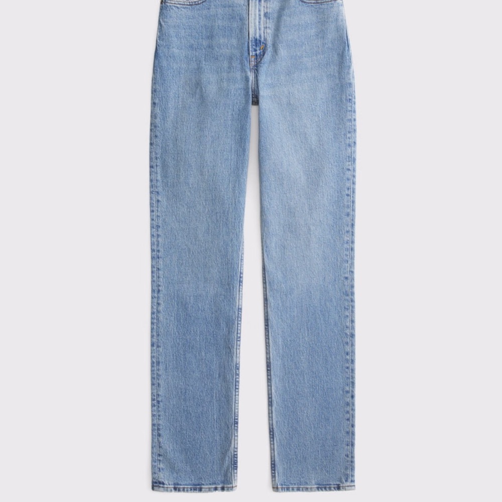 Abercrombie Ultra High rise 90s straight jean
